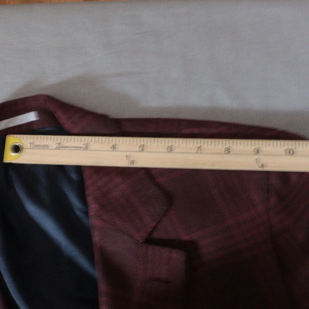 Brunello Cucinelli Frisé Prince Of Wales Deconstructed Blazer Jacket 52 IT $5995